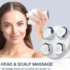 Blueidea Electric Hand Massage Back Muscle Massage Vibration Massage Electric Scalp Massage USB Scalp Massager with 76 Massage Spots 4 Modes Head Meridians Massager Stress Relief Portable Scalp Massager Shampoo Massagers Scalp Brush