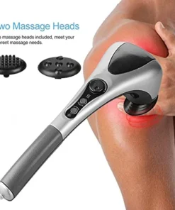 Blueidea Double Head Full Body Massager Full Body Hand Held Double Headed Massage Machine Massage Hammer Infrared Massager Handheld Deep Tissue Massager Electric Double Head Massager for Muscles Back Foot Neck Shoulder Leg Calf Pain Reliefa - Image 4