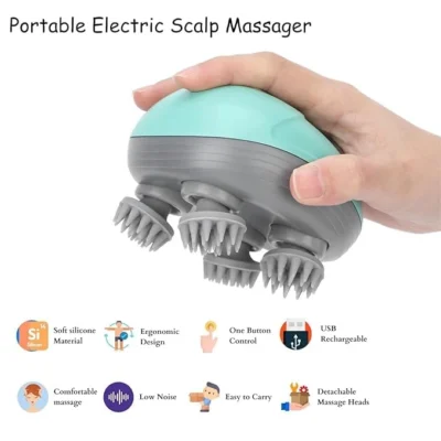 Blueidea 3D Electric Scalp & Full Body Massager (IPX7 Waterproof)  Best Price in Pakistan