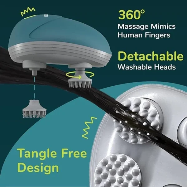 Blueidea 3D Electric Scalp & Full Body Massager (IPX7 Waterproof)  Best Price in Pakistan - Image 6