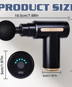 Alternative view of Blueidea Model 760 Mini Massage Gun Portable Muscle Massager Best Price in Pakistan