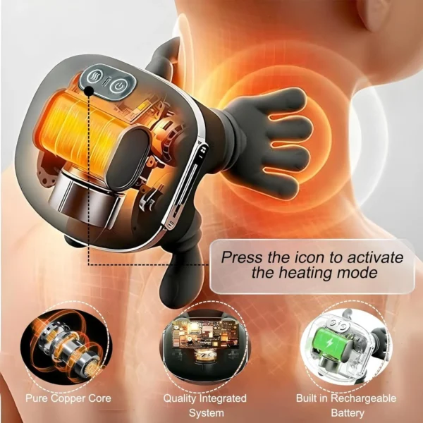 Blueidea 2026 Bionic Neck, Shoulder & Trapezius Massager with Thermal Kneading Best Price in Pakistan - Image 6