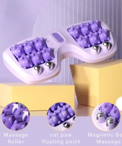 Alternative view of Blueidea Foot Massager Roller - Purple Dual Foot Massage Roller for Relief Tired Feet, Pain and Plantar Fasciitis, Massage Tools for Women and Men