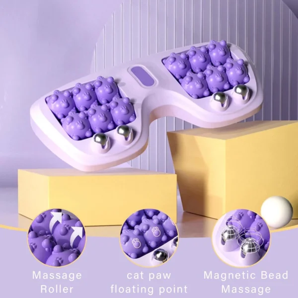 Alternative view of Blueidea Foot Massager Roller - Purple Dual Foot Massage Roller for Relief Tired Feet, Pain and Plantar Fasciitis, Massage Tools for Women and Men