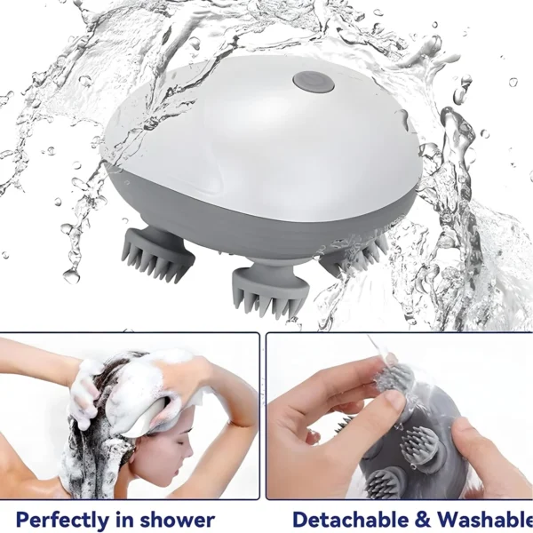Blueidea 3D Electric Scalp & Full Body Massager (IPX7 Waterproof)  Best Price in Pakistan - Image 10