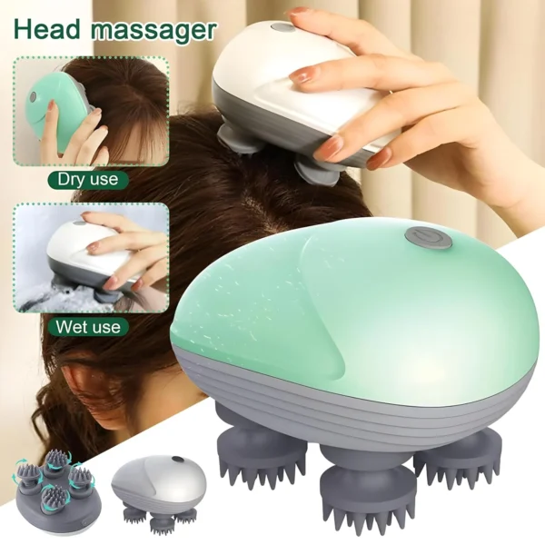 Blueidea 3D Electric Scalp & Full Body Massager (IPX7 Waterproof)  Best Price in Pakistan - Image 9