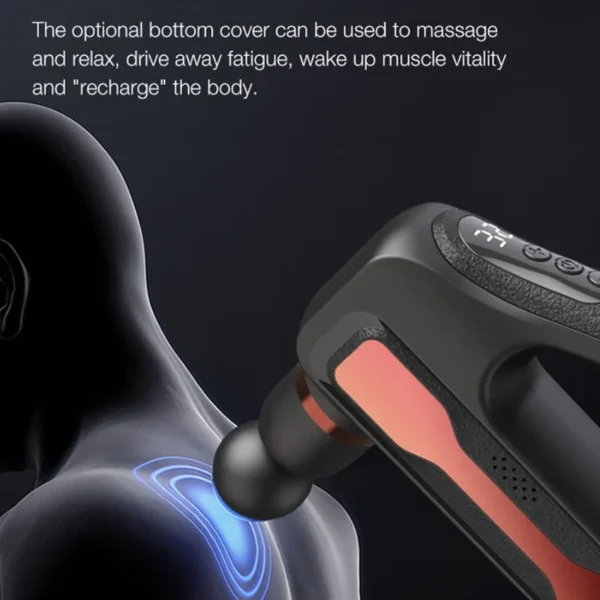 Alternative view of Blueidea BLD-888 Triangle Fascia Massage Gun (32 Speeds) - Best Price in Pakistan