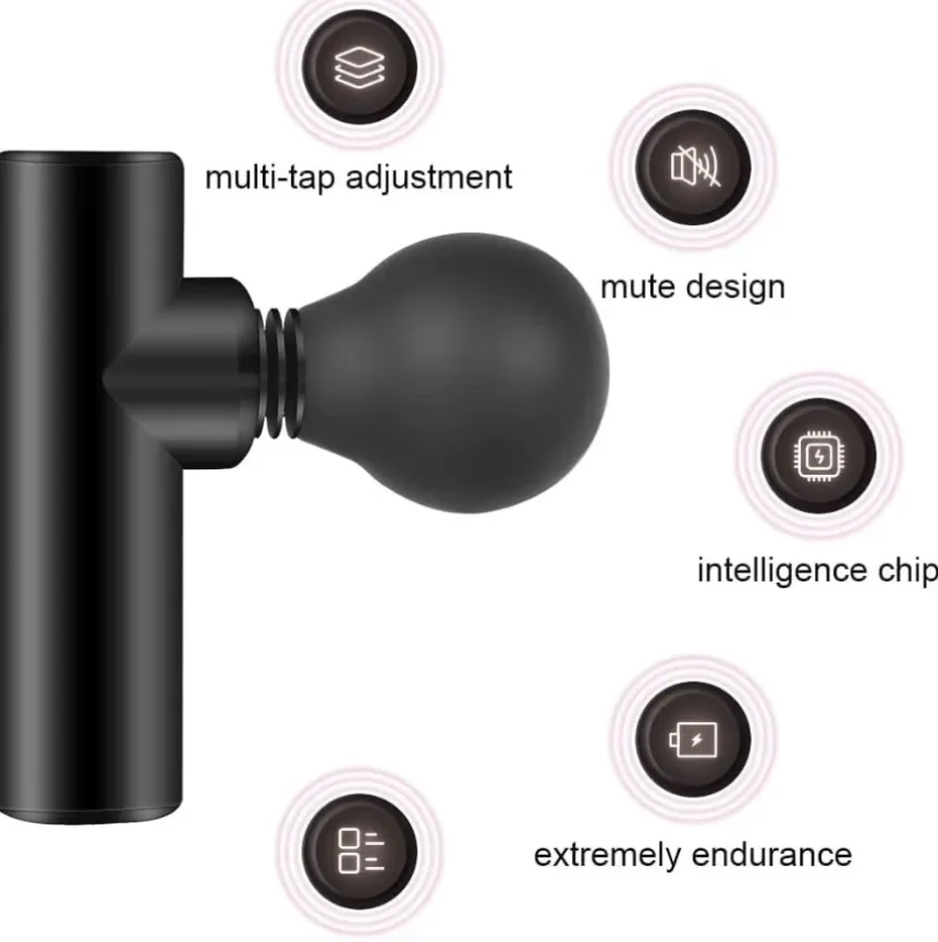 Blueidea Mini Facial Deep Muscle Massager Gun (155g Ultra-Lightweight) Best Price in Pakistan - Image 8