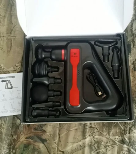 Blueidea BLD-888 Triangle Fascia Massage Gun (32 Speeds) - Best Price in Pakistan photo review