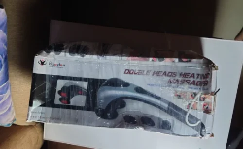 Blueidea Double Head Full Body Massager Full Body Hand Held Double Headed Massage Machine Massage Hammer Infrared Massager Handheld Deep Tissue Massager Electric Double Head Massager for Muscles Back Foot Neck Shoulder Leg Calf Pain Reliefa photo review