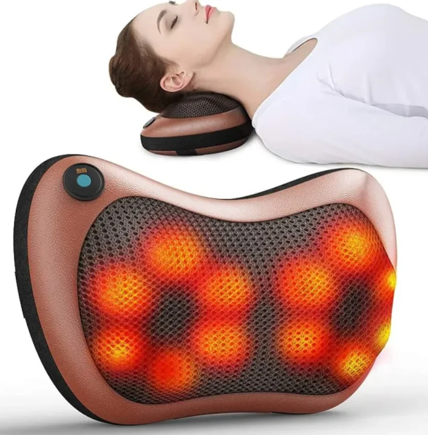 Blueidea 8-Ball Electric Shiatsu Neck & Full Body Massager Pillow with Heat | Best Price in Pakistan
