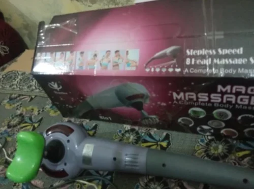 Blueidea 8in1 Bld-888  Electric Magic Body Massager Machine (8 Detachable Heads) photo review