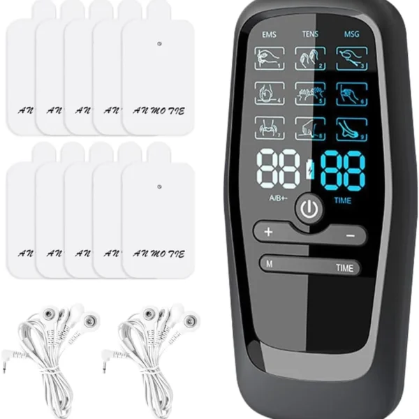Alternative view of Blueidea Dual Channel TENS & EMS Period & Labour Pain Simulator Machine (9 Modes, 10 Patches) | Best Price in Pakistan