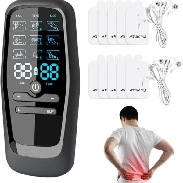 Blueidea Dual Channel TENS & EMS Period & Labour Pain Simulator Machine (9 Modes, 10 Patches) | Best Price in Pakistan