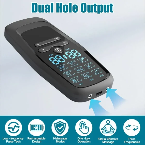 Blueidea Dual Channel TENS & EMS Period & Labour Pain Simulator Machine (9 Modes, 10 Patches) | Best Price in Pakistan - Image 7