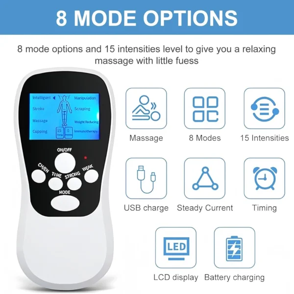 Blueidea BLD-610 3-in-1 TENS EMS Digital Therapy Machine Best Price in Pakistan - Image 5