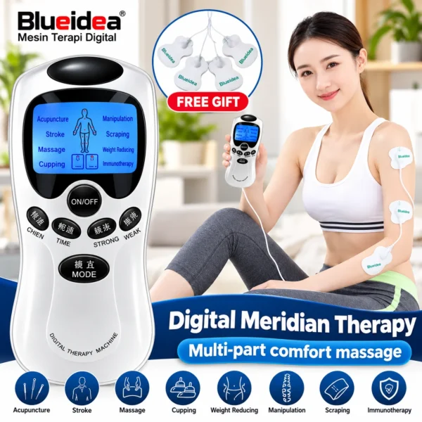 Blueidea Digital Therapy Machine (Full-Body EMS Pulse Massager) | Best Price in Pakistan