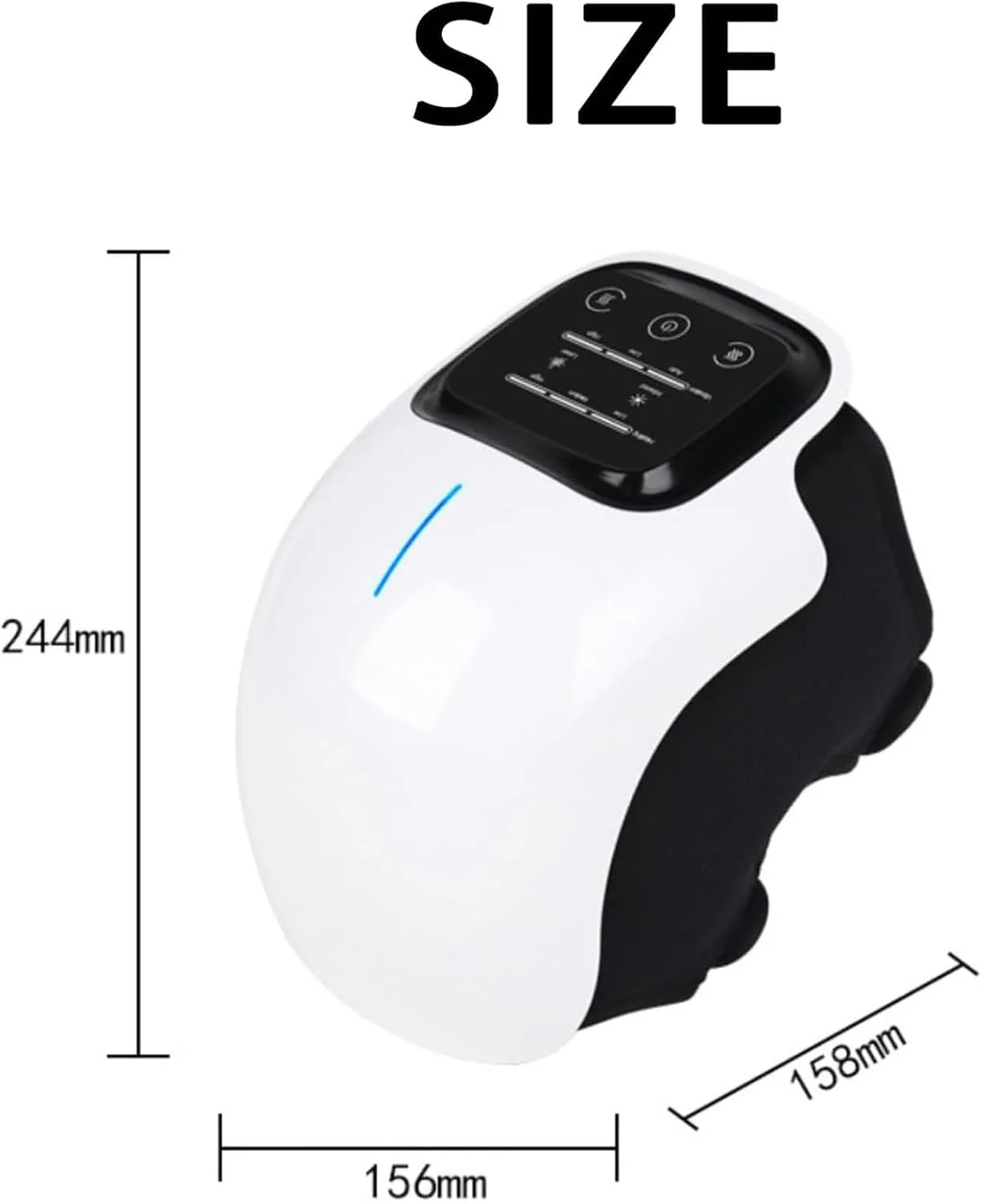 Blueidea Rechargeable Knee Massager Heating Vibration & Red Light Therapy - Image 2