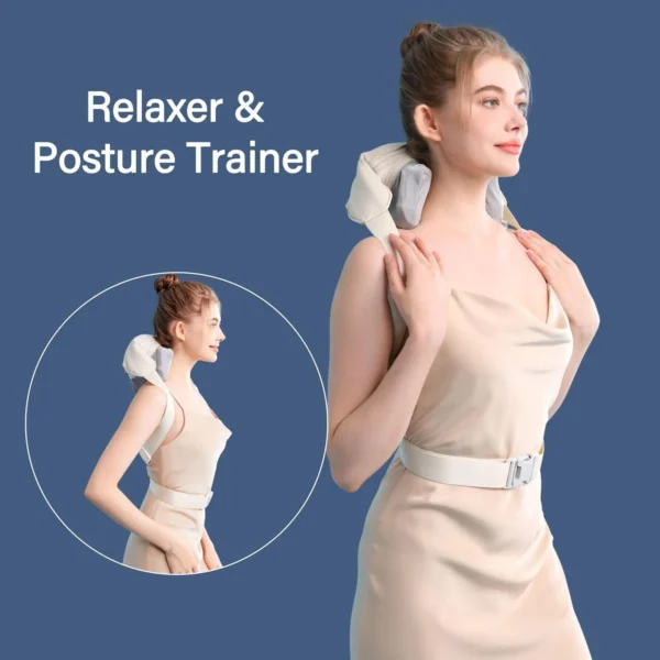 Blueidea Wearable Neck & Shoulder Massager Kneading Massage with Heat - Image 5