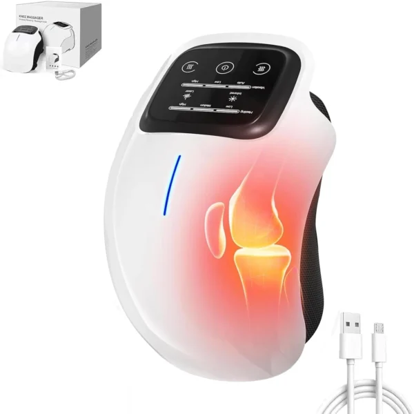 Blueidea Rechargeable Knee Massager Heating Vibration & Red Light Therapy - Image 6