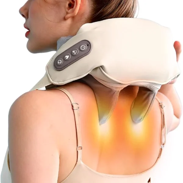 Blueidea Wearable Neck & Shoulder Massager Kneading Massage with Heat - Image 6