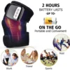 Blueidea Electric Knee Massager – Heated Vibration Therapy with Built-In Battery