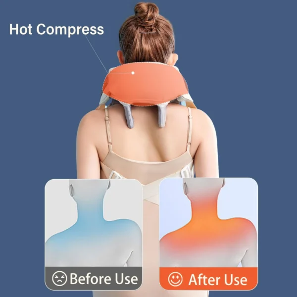 Alternative view of Blueidea Wearable Neck & Shoulder Massager Kneading Massage with Heat