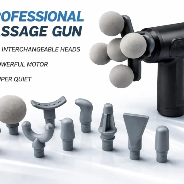 Blueidea BLD-780 9-in-1 Mini Fascial Gun Massager - Image 4