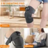 Blueidea BLD-66 Hot Knee Massager  Cordless Heated Knee Support with 3 Modes
