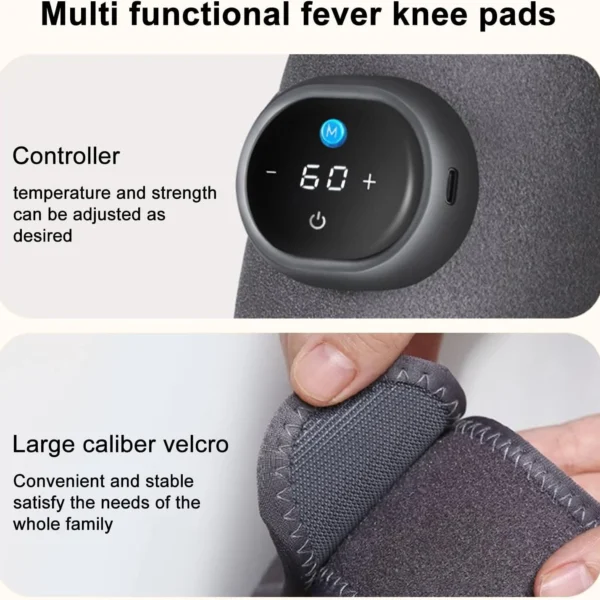 Blueidea BLD-66 Hot Knee Massager  Cordless Heated Knee Support with 3 Modes - Image 6