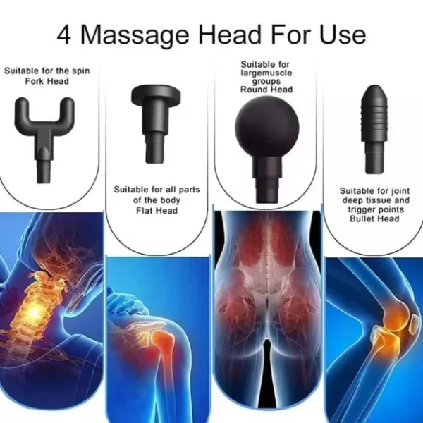 Blueidea Massage Gun Pro SL-821 – 30W Rechargeable Deep Tissue Massager - Image 8