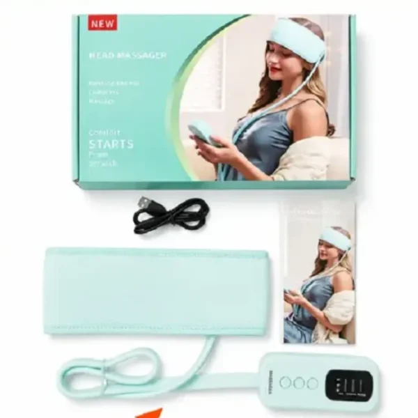 Blueidea Head & Scalp Massager – Airbag Kneading Heat & Relaxation - Image 7
