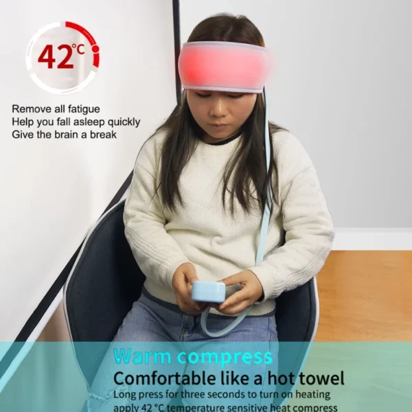 Blueidea Head & Scalp Massager – Airbag Kneading Heat & Relaxation - Image 4