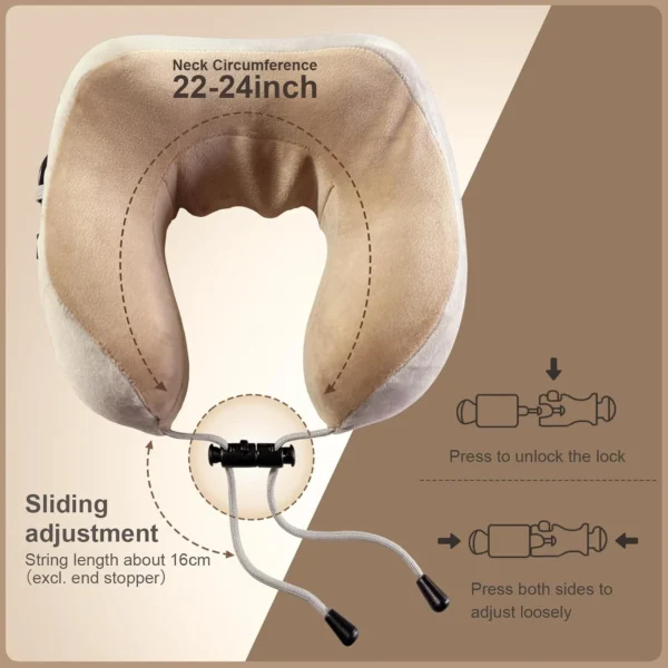 Blueidea Neck Massage Pillow Relaxing Neck & Shoulder Massager with Heat in Pakistan - Image 9