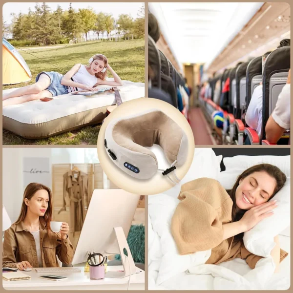 Blueidea Neck Massage Pillow Relaxing Neck & Shoulder Massager with Heat in Pakistan - Image 3