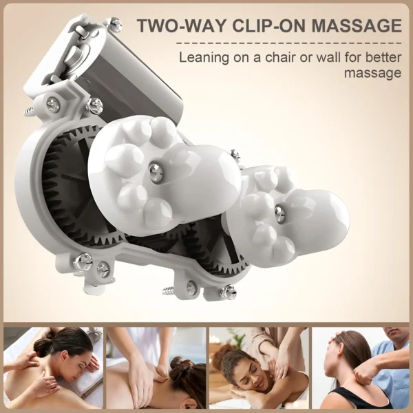 Blueidea Neck Massage Pillow Relaxing Neck & Shoulder Massager with Heat in Pakistan - Image 5